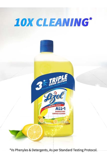 Lizol Surface Cleaner Citrus 975ml