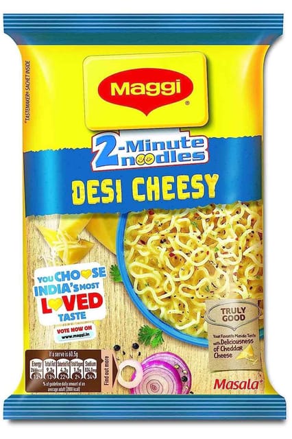 Maggi Noodles Desi Cheesy 60-5g