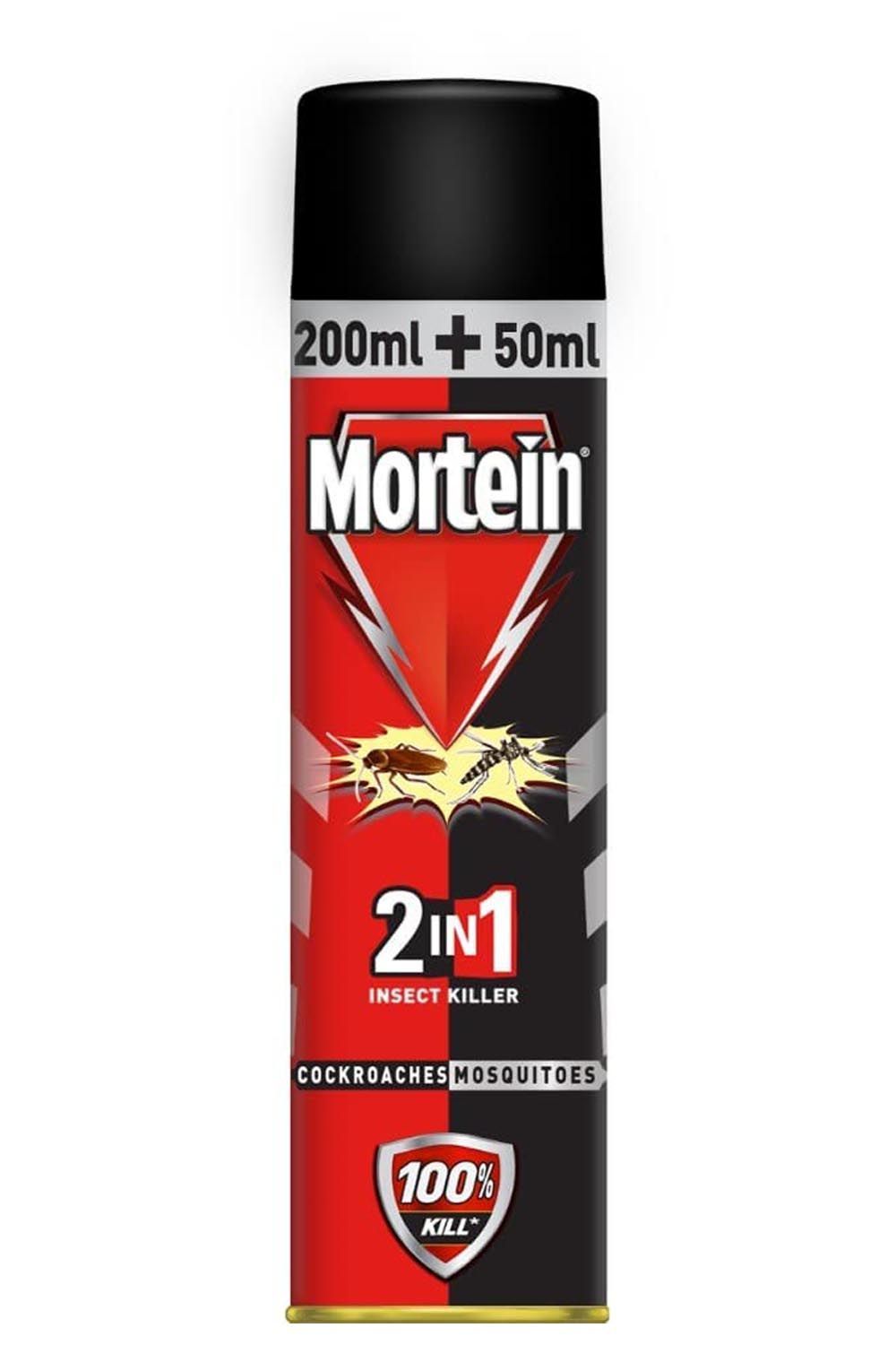 Mortein 2in1 Cockroaches Mosquitoes Spray 250ml