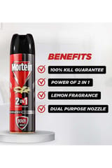 Mortein 2in1 Cockroaches Mosquitoes Spray 250ml