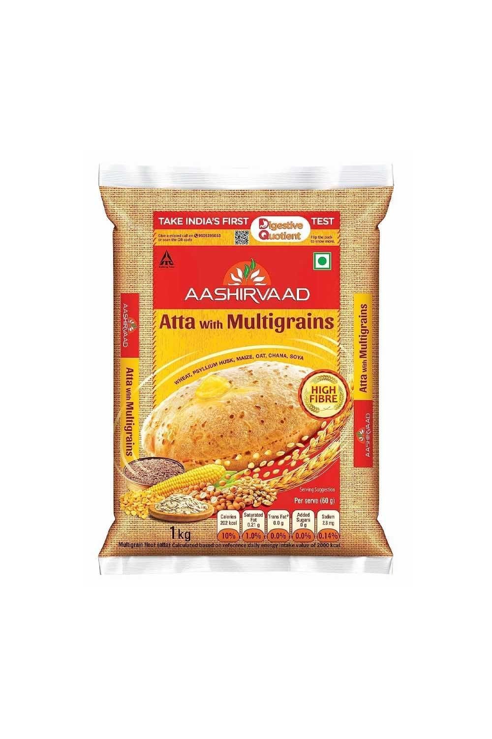 Aashirvad Atta With Multigrains 1kg