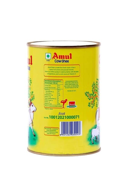 Amul Cow Ghee 1 Litre Tin