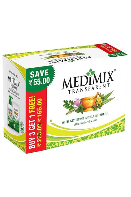 Medimix Transparent Soap 4X125gm