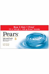 Pears Soft And Fresh Soap Buy3get1 3x125g