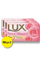 Lux Rose&Vitamin E 3x150gm