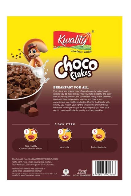 Kwality Choco Flakes 375g