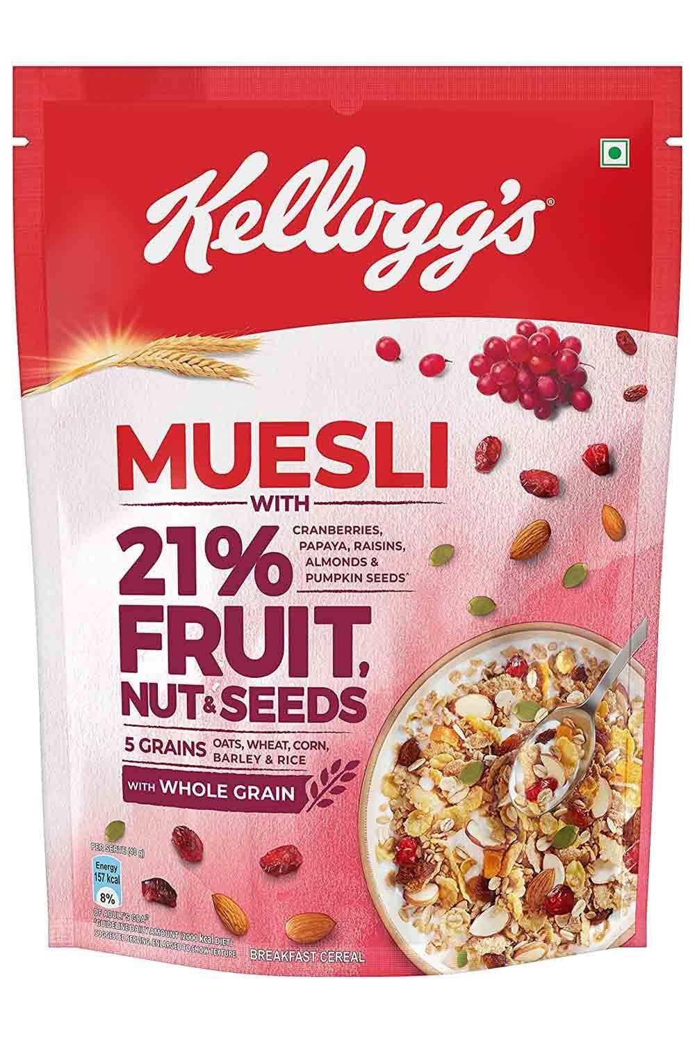 Kellogg's  Corn Flakes Muesli Fruit And Nut 500gm