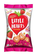 Britannia Little Hearts Biscuits Strawberry 75g