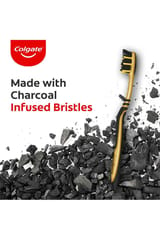 Colgate ToothBrush Zig Zag Charcoal Medium 4pcs