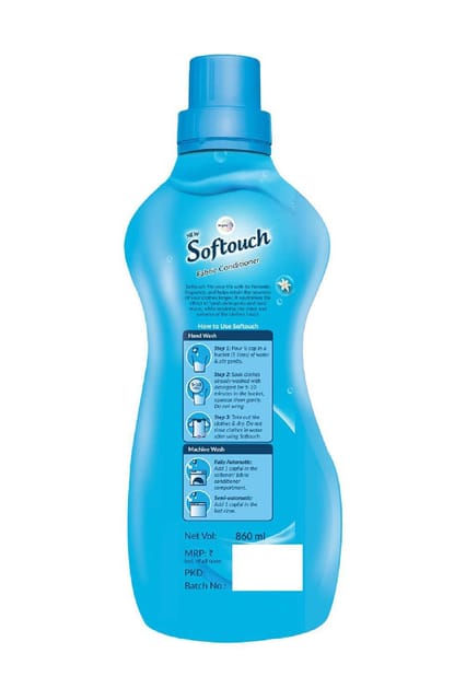 Softouch Fabric Conditioner Ocean Breeze 800ml