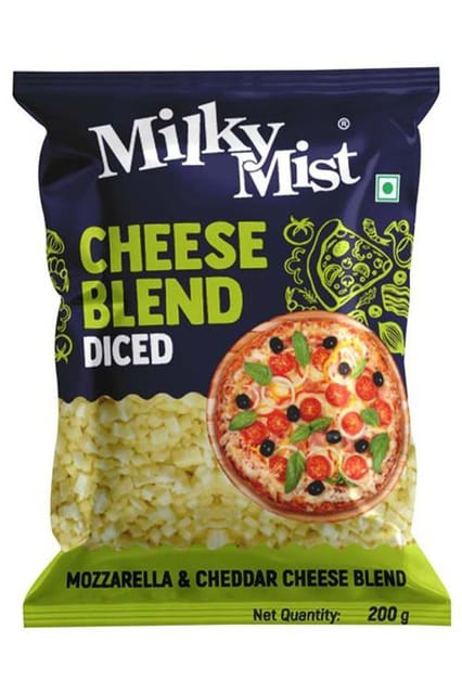 Milky Mist Cheese Blend Diced 200gm