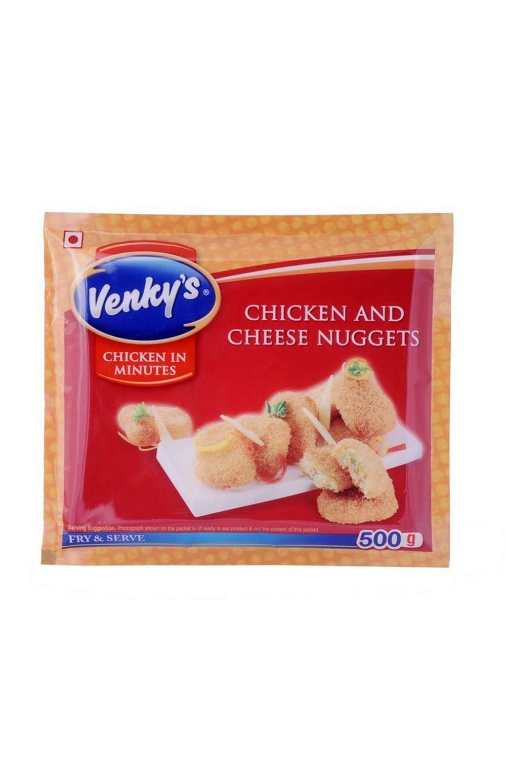 Venkys Chicken And Cheese Nuggets 500gm