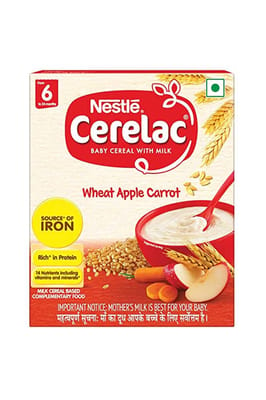 Nestle Cerelac Wheat Apple Carrot 300gm