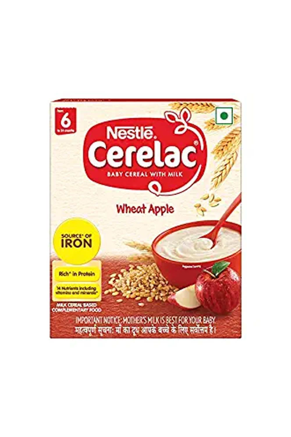 Nestle Cerelac Wheat Apple 300gm