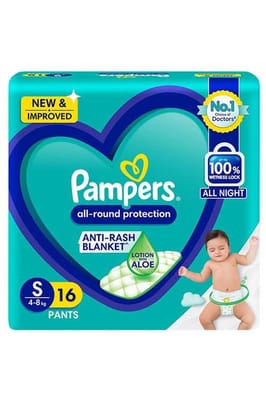 Pampers All Round Protection Pants Small 16 Pads