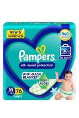 Pampers All Round Protection Pants Medium 76's