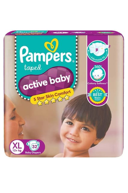 Pampers Active Baby XL 32 Pads