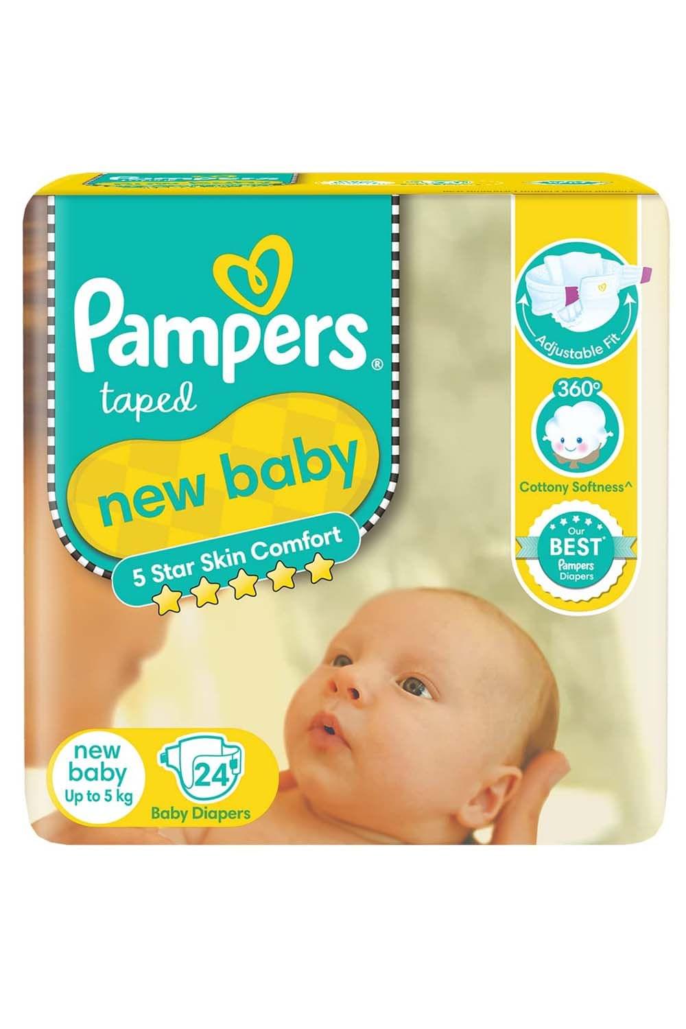 Pampers Active Baby New Born 24 Pads