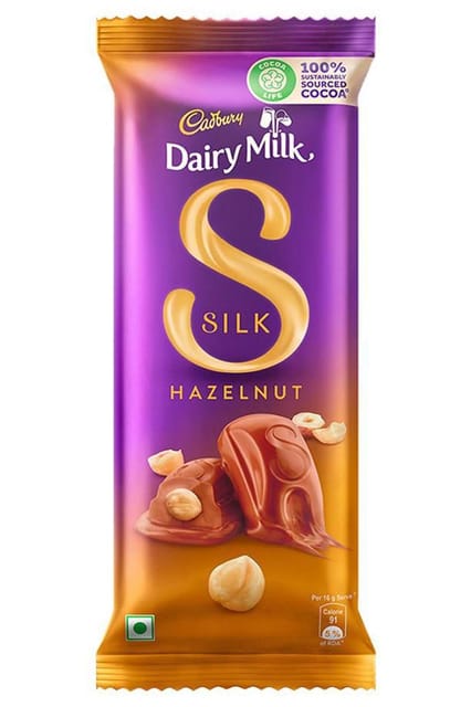 Cadbury Dairy Milk Silk Hazelnut 58gm