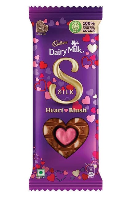 Cadbury Dairy Milk Silk Heart Blush 150gm