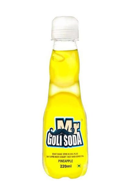 Mr Goli Soda Pineapple 220ml