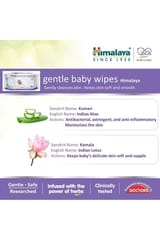 Himalaya Gentle Baby Wipes 72's With Lid