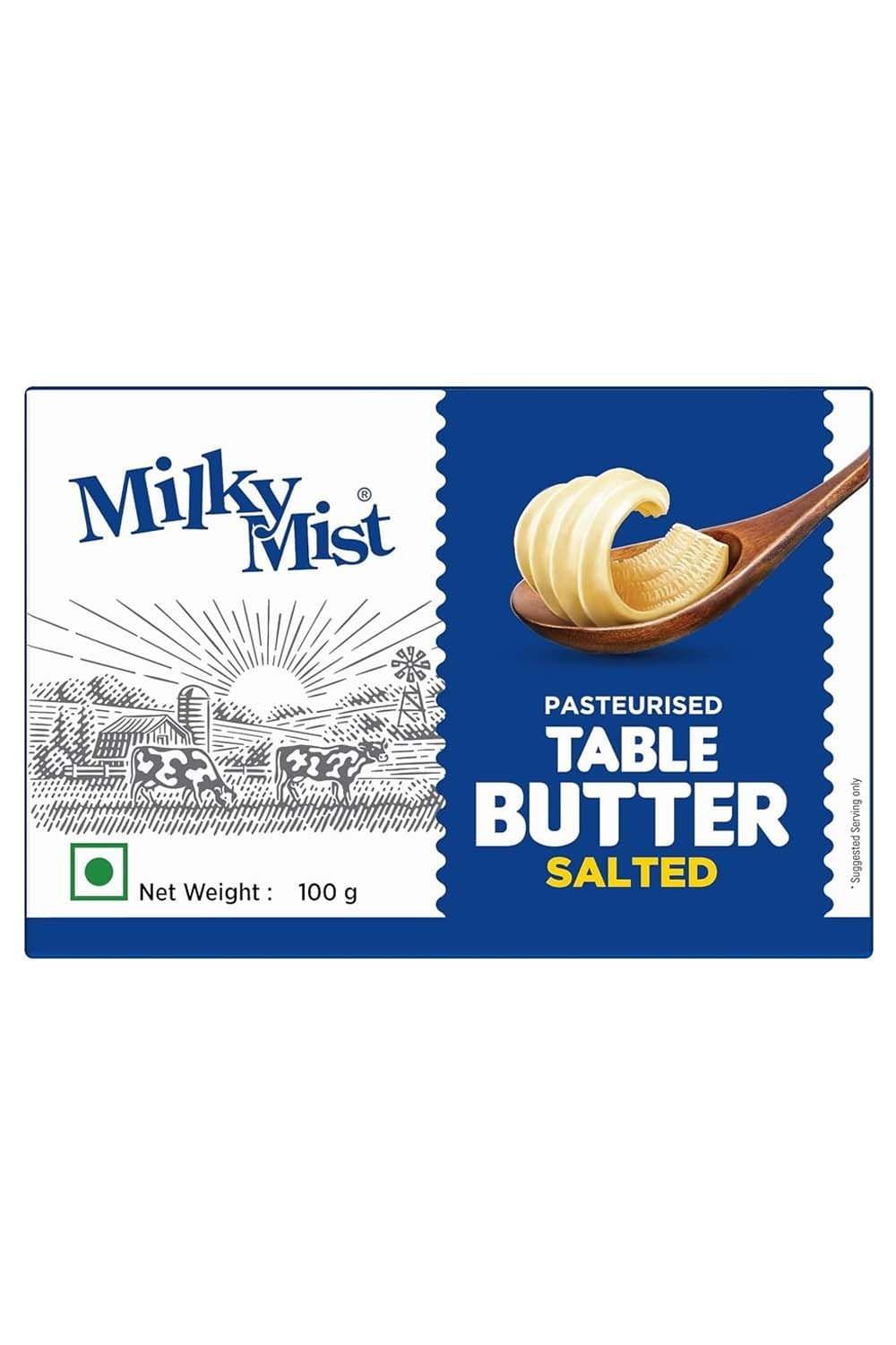 Milky Mist Table Butter Salted 10x10gm