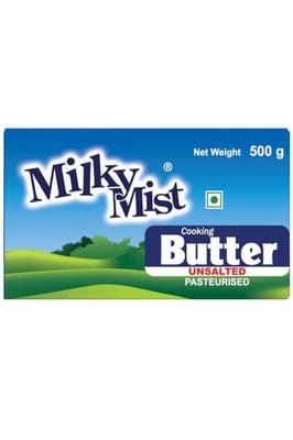 Milky Mist Cooking Butter Unsalted 500gm