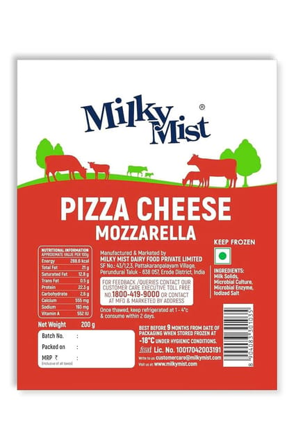 Milky Mist Mozzarella Cheese  200gm