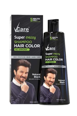 V Care Super Eazzy Hair Color Natural Black 180ml