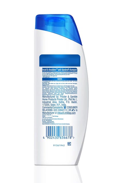 Head & Shoulders Neem Shampoo 180ml