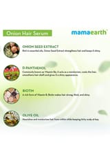 Mamaearth Onion Hair Serum For Strong Frizz Free Hair 100ml