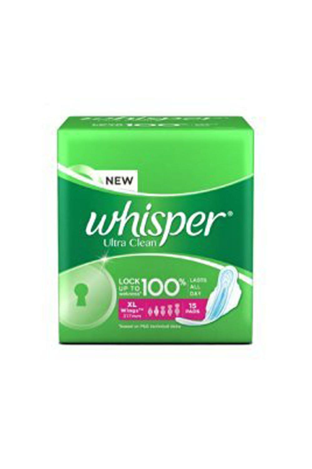 Whisper Ultra Clean XL+ 15pads