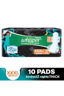 Whisper Bindazz Nights Xxxl 10pads