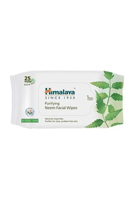 Himalaya Purifying Neem Facial Wipes 25 Count