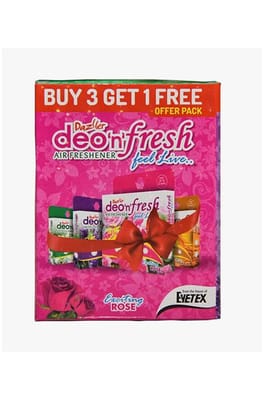 Deo N Fresh Air Freshener Perfume Bag 10gm Buy 3 Get 1