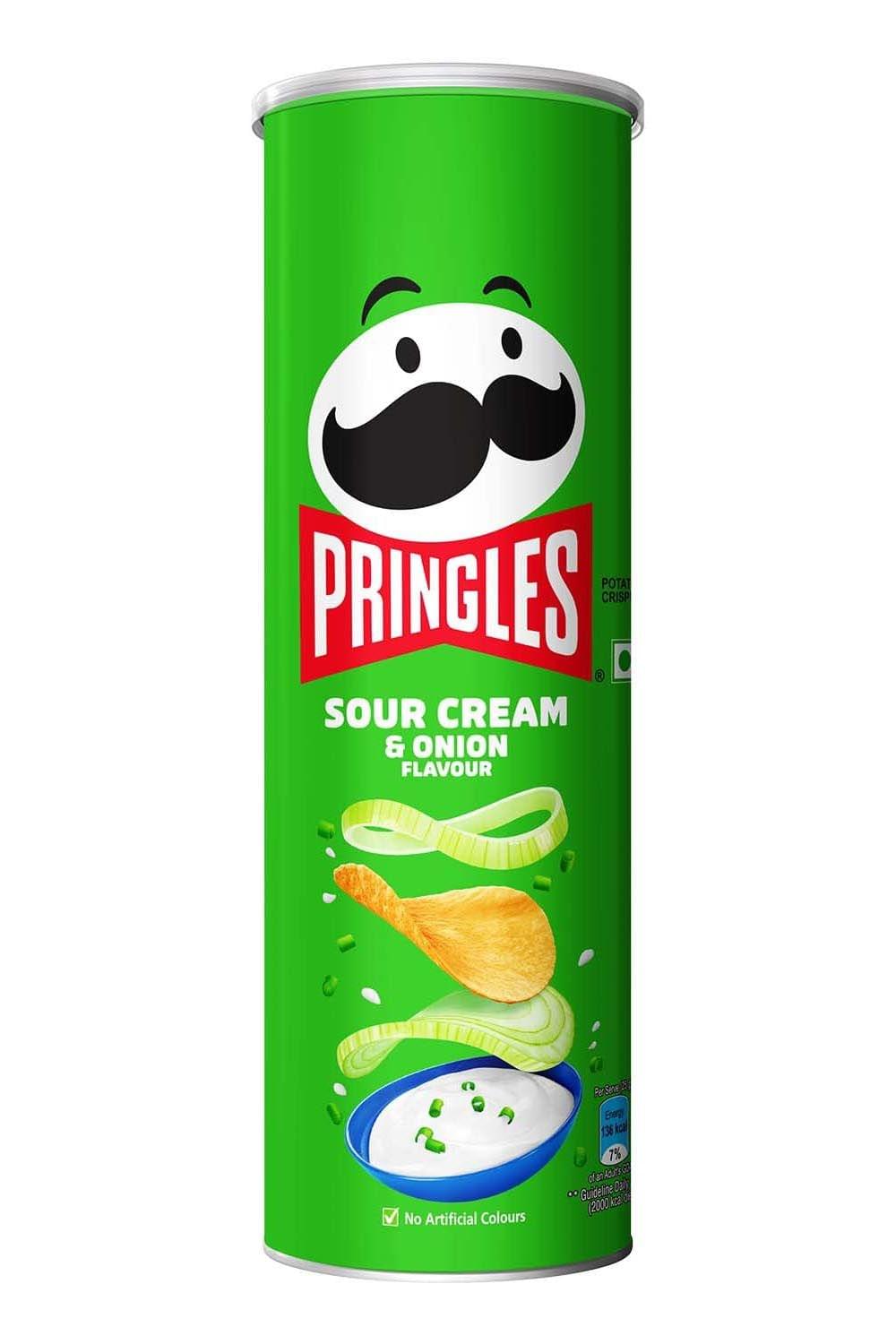 Pringles Sour Cream And Onion 107gm