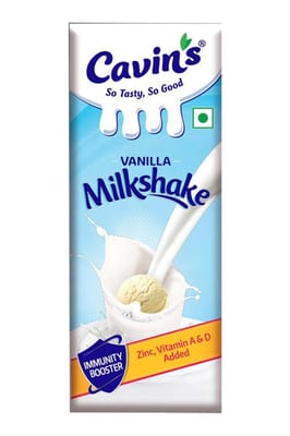 Cavins Milk Shake Vanilla 180ml