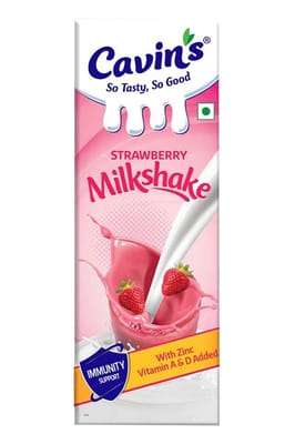 Cavins Milk Shake Strawberry 1Litre
