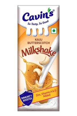 Cavins Milk Shake Kaju Butterscotch 180ml
