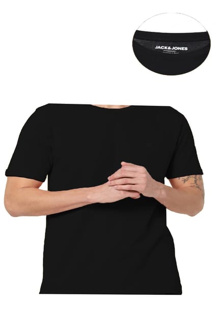 Jack&Jones Men's Jesper Round Neck T-Shirt Black