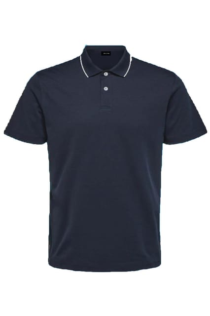 Jack&Jones Men's Coolmax Polo T-Shirt Navy Blue