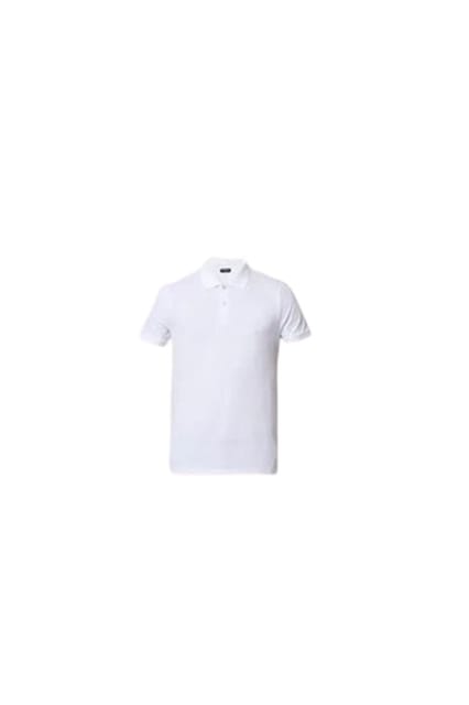 Jack&Jones Men's Solid Polo T-Shirt White