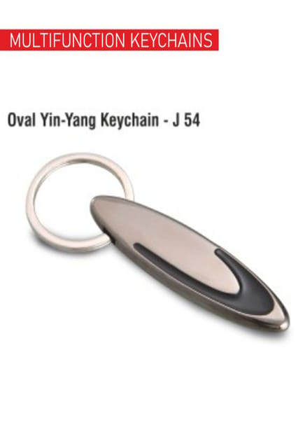 PUTHUSU OVAL YIN YANG KEYCHAIN J 54