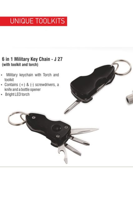 PUTHUSU 6 IN 1 MILITARY KEYCHAIN J 27