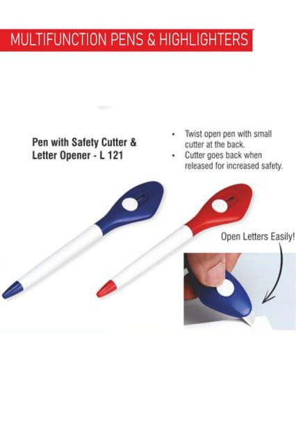PUTHUSU PEN WITH SAFTY CUTTER AND LETTER OPENER L 121
