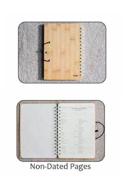 FUZO ECO Friendly Notebook ARTR TGZ 405 BAMBOO BROWN