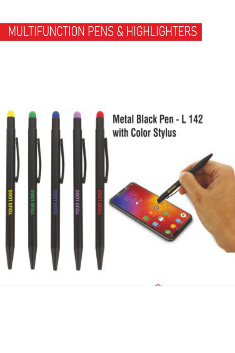 PUTHUSU METAL BALCK PEN L 142