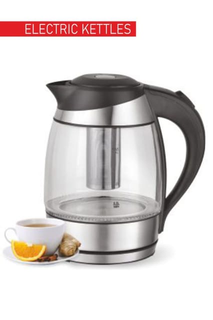 PUTHUSU GLASS KETTLE WITH TEA INFUSER BASKET H 160