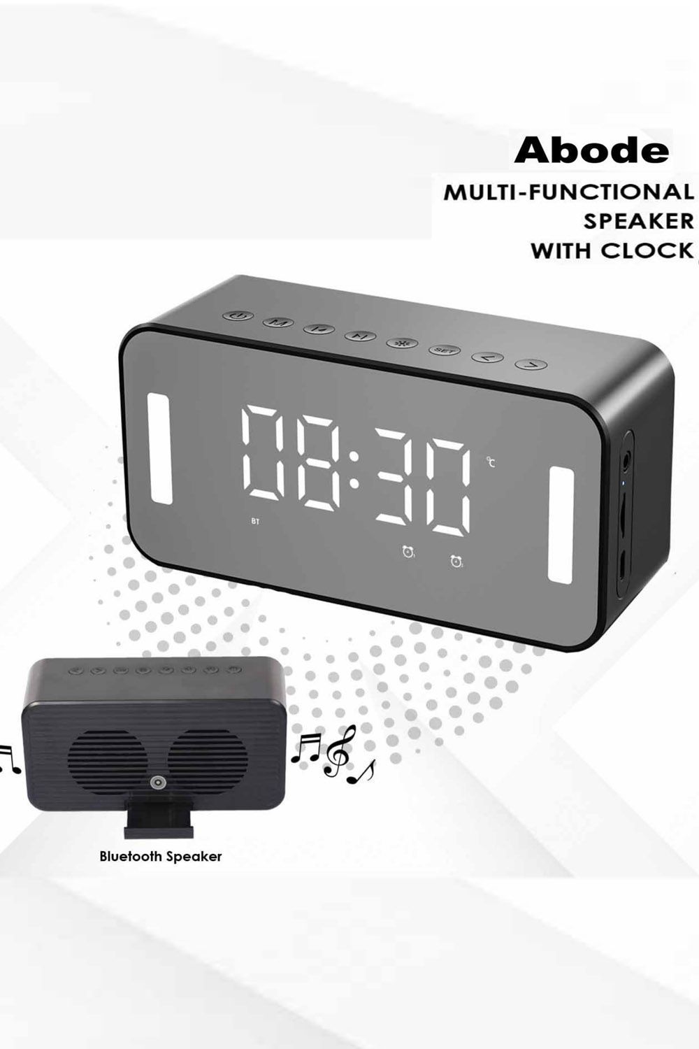 FUZO multi functional speaker with clock ARTR TGZ 1305